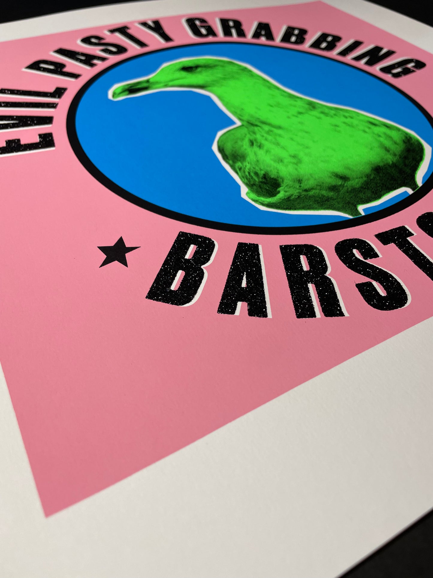 Evil Pasty Grabbing Barstools - Neon Green